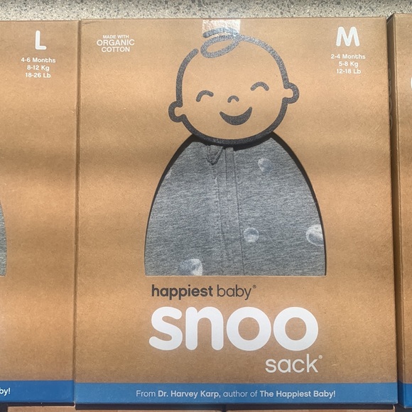 Happiest Baby Snoo Sacks SML and Two snoo sheets - Picture 3 of 5